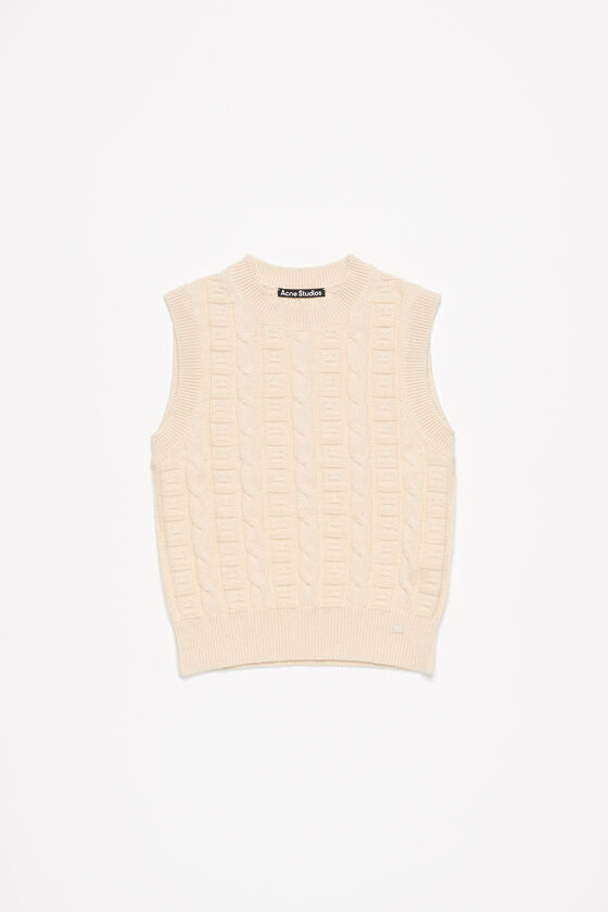 (image for) Novel Cable wool sleeveless jumper